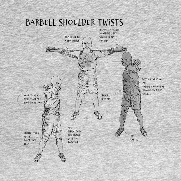 Barbell Shoulder Twist by DiPEGO NOW ENTERTAiNMENT